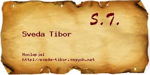 Sveda Tibor névjegykártya